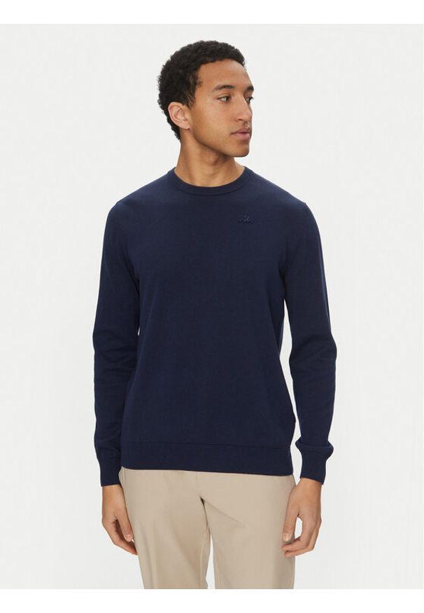 Robe di Kappa Sweter Elisio 62131MW Granatowy Regular Fit. Kolor: niebieski. Materiał: bawełna