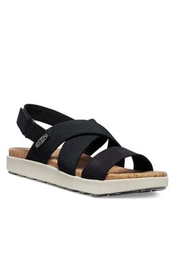 keen - Keen Sandały Elle Criss Cross 1028627 Czarny. Kolor: czarny. Materiał: materiał