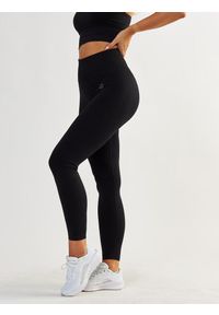 BESHAPED - Legginsy fitness damskie Beshaped Body Boost modelujące. Kolor: czarny. Materiał: nylon. Sport: fitness