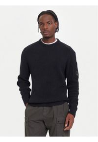 C.P. Company Sweter 19CMKN307A006170A Czarny Regular Fit. Kolor: czarny. Materiał: syntetyk