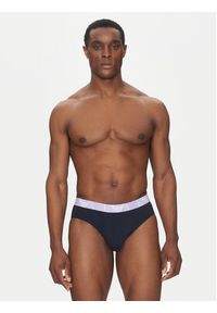 Emporio Armani Underwear Komplet 3 par slipów EM000258 AF10778 MB139 Granatowy. Kolor: niebieski. Materiał: bawełna #9