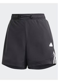 Adidas - adidas Szorty sportowe Future Icons 3-Stripes IP1568 Czarny Loose Fit. Kolor: czarny. Materiał: syntetyk