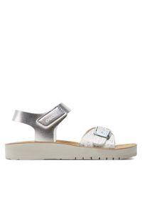 Geox Sandały J Sandal Costarei Gi J15EAB 0BNBL C0434 S Srebrny. Kolor: srebrny