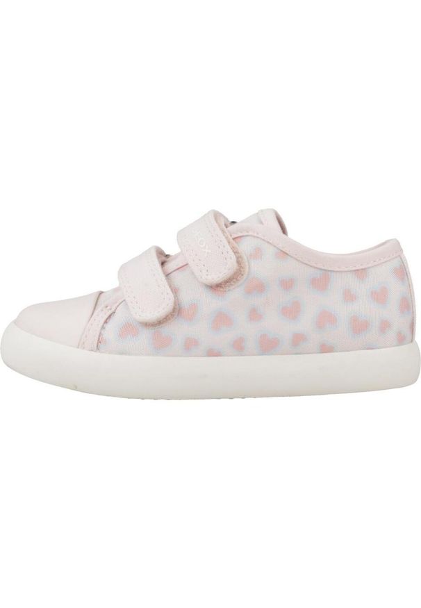 Tenisówki Geox Model B Gisli Girl Kolor Rose. Kolor: różowy. Materiał: tkanina
