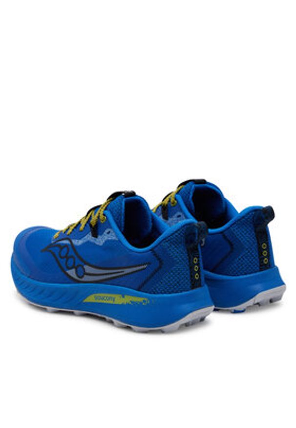 Saucony Buty do biegania Peregrine 15 S20990 Niebieski. Kolor: niebieski. Materiał: materiał