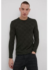 Only & Sons Sweter bawełniany męski kolor zielony. Okazja: na co dzień. Kolor: zielony. Materiał: bawełna. Długość rękawa: długi rękaw. Długość: długie. Styl: casual