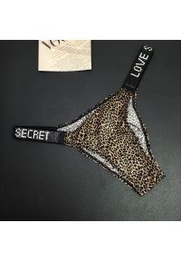 Intica - Stringi damskie z ozdobną gumką na co dzień i specjalne okazje Faygah. Materiał: materiał