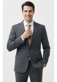 Krawat Męski - Angelo di Monti - Beżowy w Drobny Wzór. Kolor: brązowy, beżowy, wielokolorowy. Materiał: tkanina. Styl: elegancki, wizytowy #2