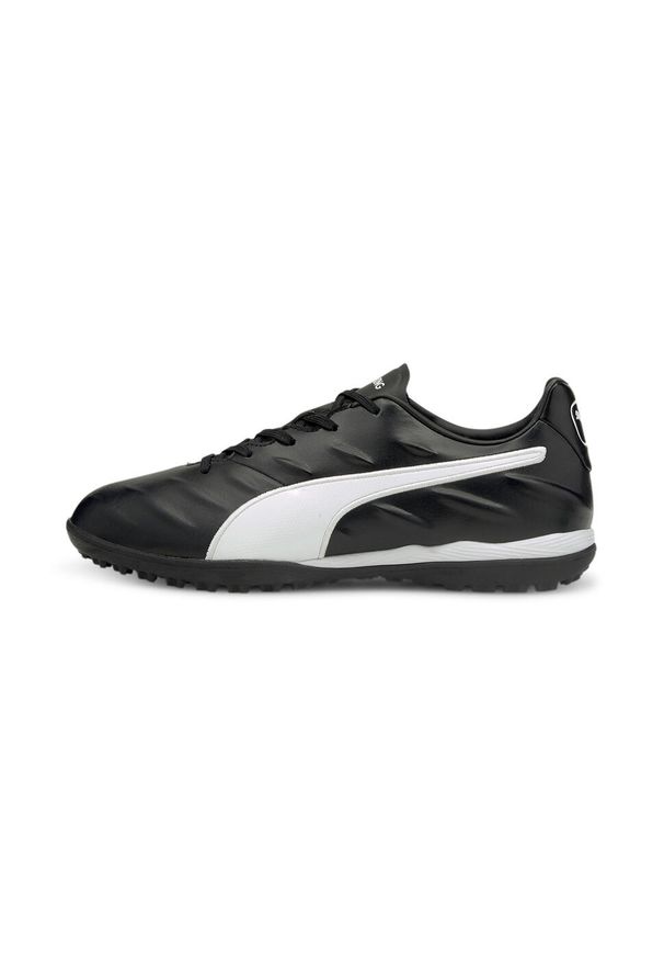 Buty do chodzenia męskie Puma King Pro 21 TT. Zapięcie: sznurówki. Kolor: biały, wielokolorowy, czarny. Materiał: materiał. Szerokość cholewki: normalna. Sport: turystyka piesza