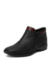 Rieker Botki L3882-00 Czarny. Kolor: czarny. Materiał: skóra #4