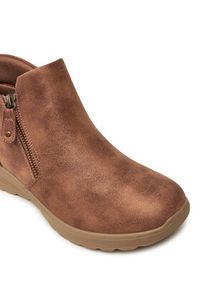 skechers - Skechers Botki Lovely Vibe 158952/MUSH Szary. Kolor: szary. Materiał: materiał #3