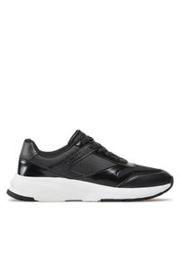 Calvin Klein Sneakersy Low Top Lace Up Mix HM0HM00901 Czarny. Kolor: czarny. Materiał: materiał