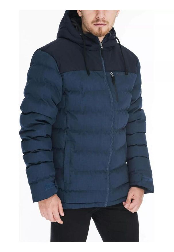 FUNDANGO - Kurtka uliczna męska Fundango Passat Padded. Kolor: niebieski