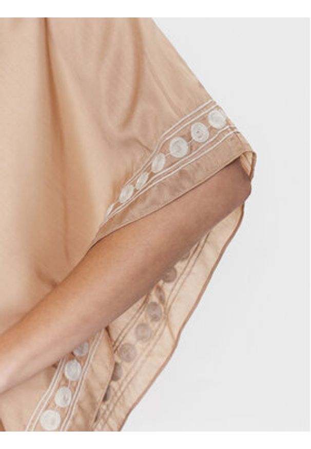 TwinSet - TWINSET Sukienka letnia 231LM2FAA Kolorowy Relaxed Fit. Materiał: syntetyk. Wzór: kolorowy. Sezon: lato