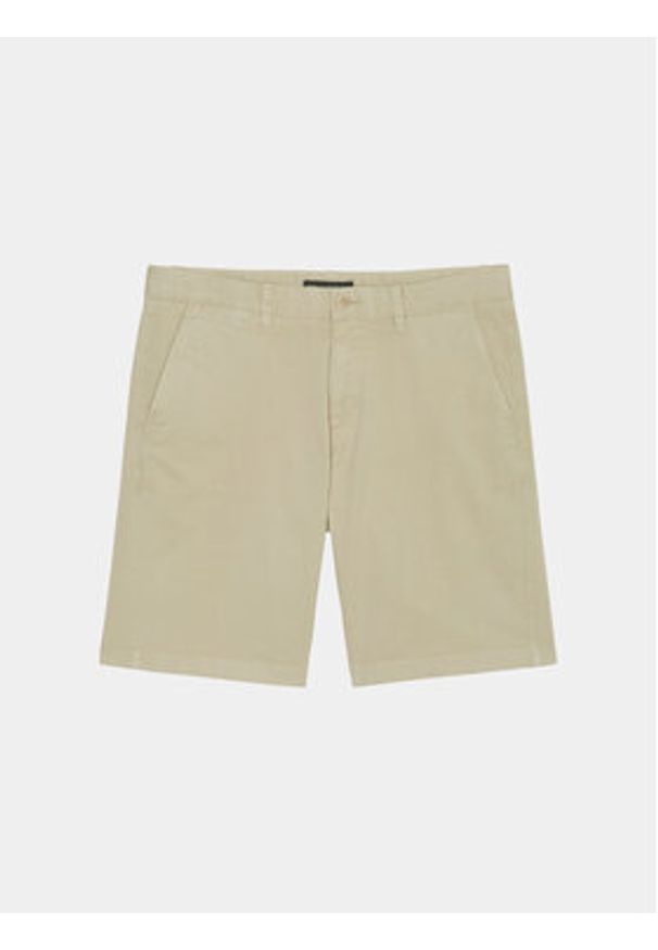 Marc O'Polo Szorty materiałowe M23 0029 15036 Biały Regular Fit. Kolor: biały. Materiał: bawełna