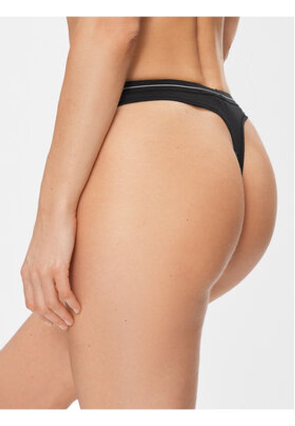 BOSS Komplet stringów 50510030 Czarny. Kolor: czarny. Materiał: bawełna