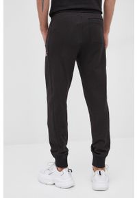 Calvin Klein Jeans spodnie bawełniane męskie kolor czarny gładkie. Kolor: czarny. Materiał: bawełna. Wzór: gładki #2