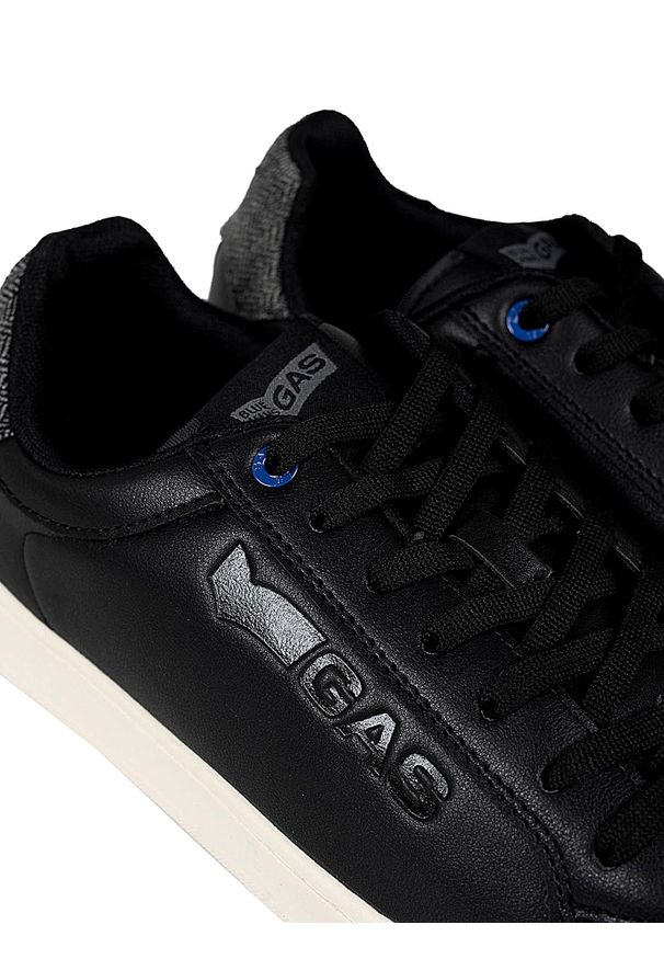 Gas Sneakersy "Sebring LTX" | GAM224201 | Sebring LTX | Mężczyzna | Czarny. Kolor: czarny. Materiał: skóra ekologiczna. Wzór: aplikacja