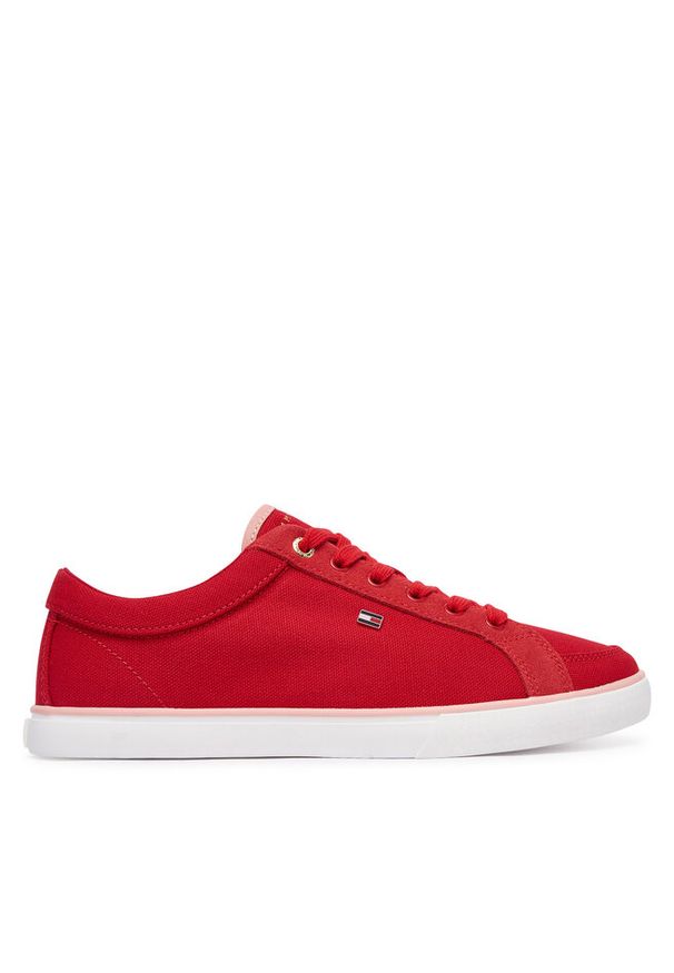 TOMMY HILFIGER - Tenisówki Tommy Hilfiger. Kolor: czerwony