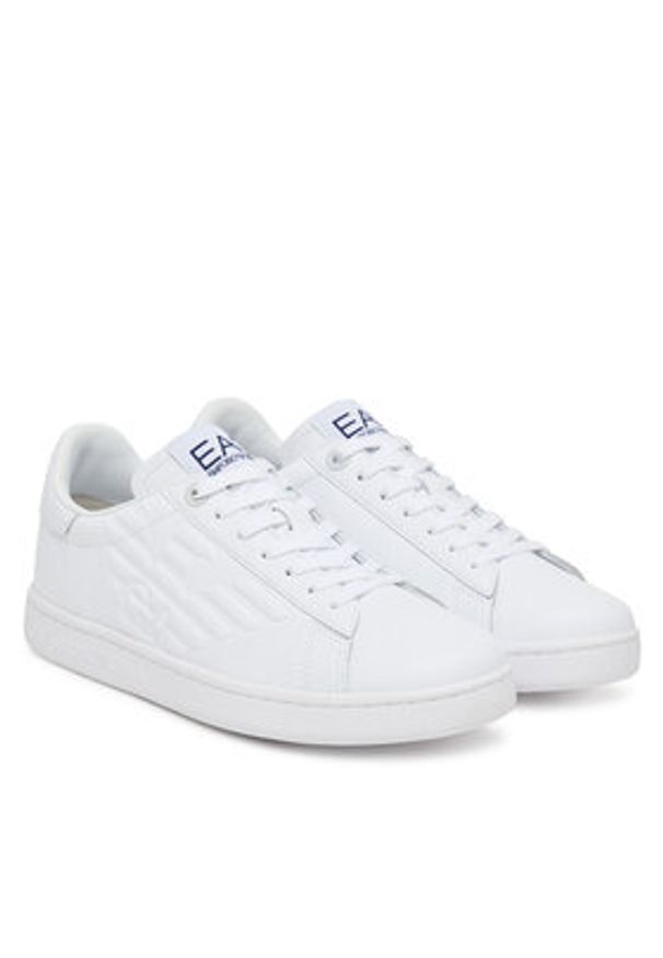 EA7 Emporio Armani Sneakersy 7X000331 AF10848 U0001 Biały. Kolor: biały. Materiał: skóra