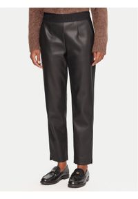 JOOP! Legginsy 58 254P58Patricia 30049668 Czarny Slim Fit. Kolor: czarny. Materiał: skóra