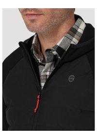 Wrangler - WRANGLER ATHLETIC HYBRID MĘSKA KURTKA PRZEJŚCIOWA WIOSENNA JESIENNA REAL BLACK WA4MY3101 112324777. Sezon: jesień, wiosna #4