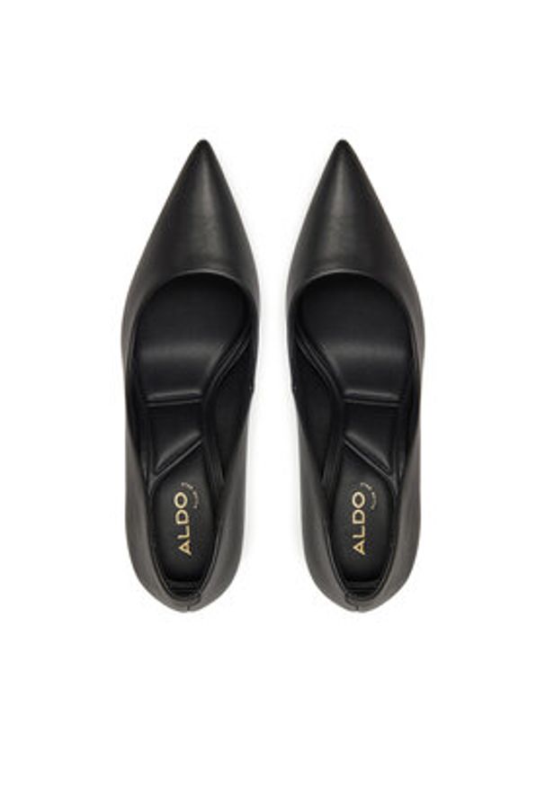 Aldo Szpilki Kaitie 13991487 Czarny. Kolor: czarny. Materiał: skóra. Obcas: na szpilce