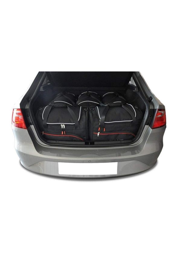 KJUST - Torby Do Bagażnika Seat Toledo 2012-2018 5Szt Kjust. Kolor: czarny. Styl: sportowy
