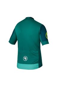 ENDURA - Koszulka rowerowa męska Endura FS260 Print S/S. Kolor: zielony. Wzór: nadruk. Sport: kolarstwo