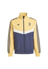 Adidas - Bluza dresowa Juventus Seasonal. Kolor: biały. Materiał: dresówka