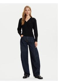 Vero Moda Kardigan Saba 10334777 Czarny Regular Fit. Kolor: czarny. Materiał: syntetyk #4