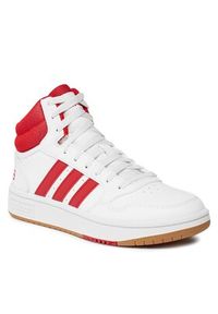 Adidas - adidas Sneakersy Hoops 3.0 Mid Lifestyle Basketball Classic Vintage Shoes IG5569 Biały. Kolor: biały. Sport: koszykówka #5