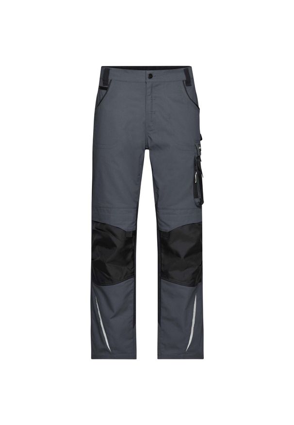 ZAOSU - Zrównoważone spodnie robocze z Cordura dla profesjonalistów. Kolor: szary. Sezon: lato. Sport: turystyka piesza
