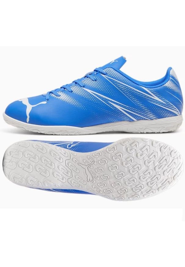 Buty Puma Attacanto It 107479-09 niebieskie. Kolor: niebieski. Materiał: materiał, syntetyk. Szerokość cholewki: normalna. Sport: piłka nożna