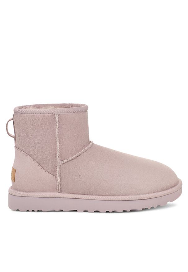 Ugg Śniegowce W Classic Mini II 1016222 Fioletowy. Kolor: fioletowy. Materiał: skóra