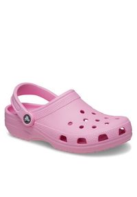 Crocs Klapki Classic 10001 Różowy. Kolor: różowy