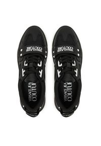 Versace Jeans Couture Sneakersy 79YA3SC4 ZSC55 899 Czarny. Kolor: czarny. Materiał: skóra #5