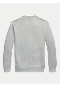 Polo Ralph Lauren Sweter 710684957003 Szary Slim Fit. Typ kołnierza: polo. Kolor: szary. Materiał: bawełna