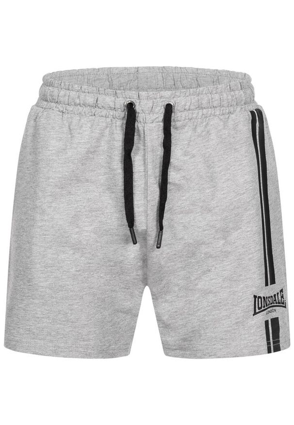 Krótka Lonsdale Ardcharnich. Kolor: wielokolorowy, szary, czarny. Materiał: tkanina. Długość: krótkie. Sport: fitness