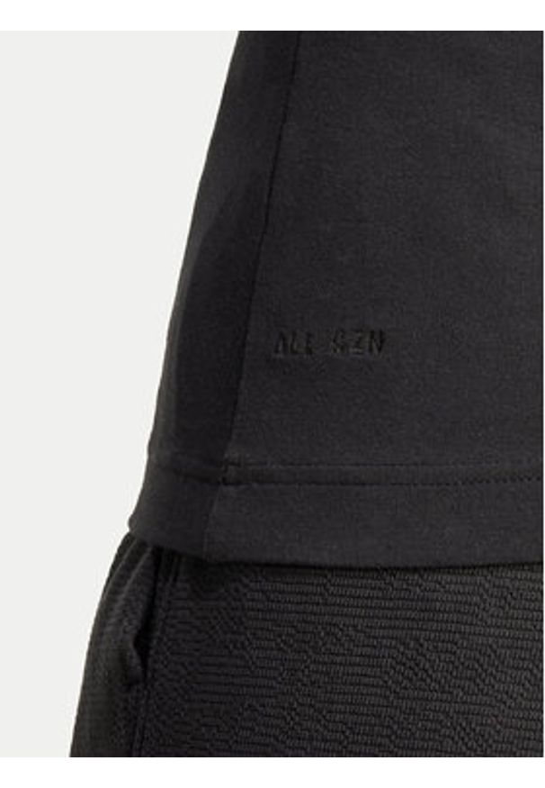 Adidas - adidas Top All SZN Luxe JJ2336 Czarny Slim Fit. Kolor: czarny. Materiał: bawełna