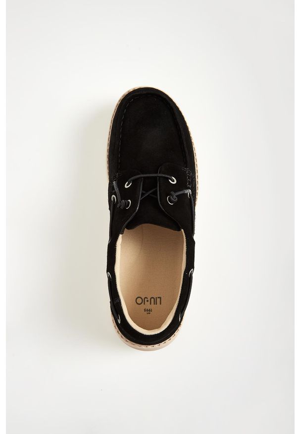 Liu Jo - Mokasyny męskie zamszowe LIU JO. Materiał: zamsz