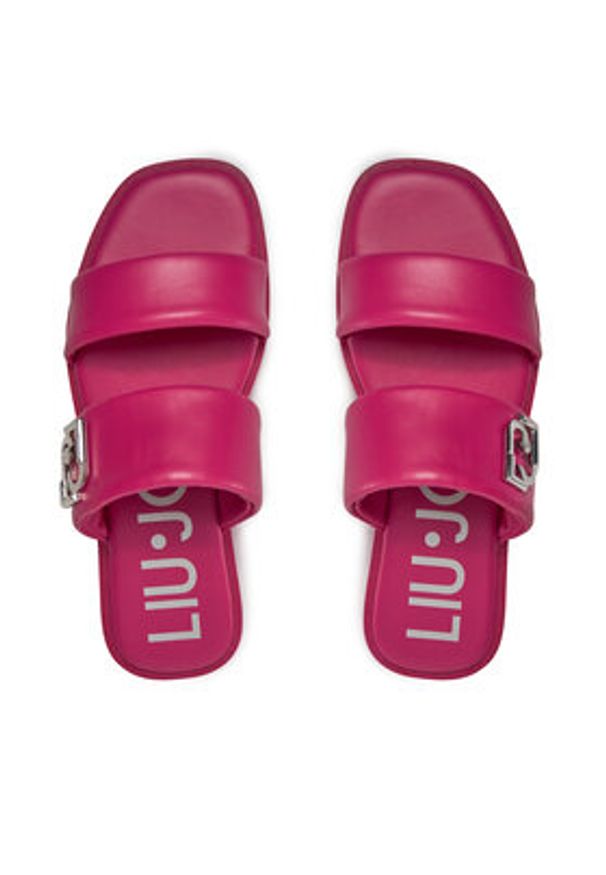 Liu Jo Klapki Iman 01 SA4113 P0062 Różowy. Kolor: różowy. Materiał: skóra