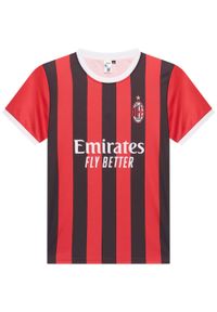 AC MILAN - Koszulka domowa AC Milan Męska. Kolor: czerwony, wielokolorowy, czarny. Sport: piłka nożna #1