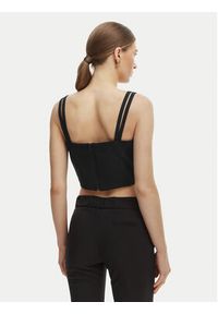 Rinascimento Top CFC0127891003 Czarny Slim Fit. Kolor: czarny. Materiał: syntetyk #5