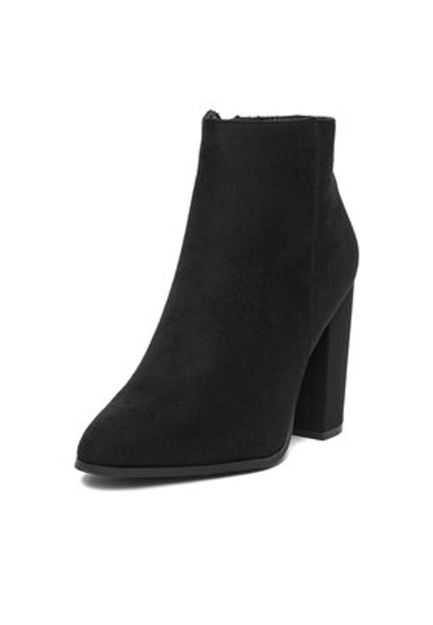 DeeZee Botki BM-9075 Czarny. Kolor: czarny. Materiał: materiał