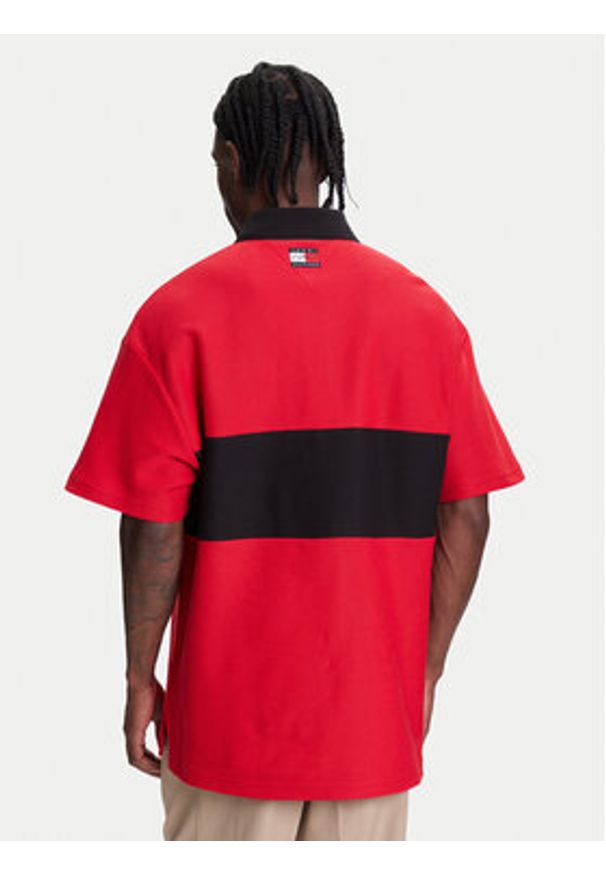 TOMMY HILFIGER - Tommy Hilfiger Polo F1 Movie Race Day MW0MW41393 Czerwony Relaxed Fit. Typ kołnierza: polo. Kolor: czerwony. Materiał: bawełna