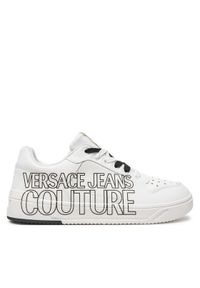 Versace Jeans Couture Sneakersy 77YA3SJ5 ZP346 Biały. Kolor: biały. Materiał: skóra #1