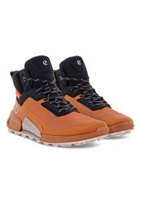 ecco - Buty outdoorowe damskie Ecco BIOM 2.1 X MTN W MID GTX. Okazja: na co dzień, do pracy, na spacer. Kolor: pomarańczowy. Styl: casual. Sport: turystyka piesza #1