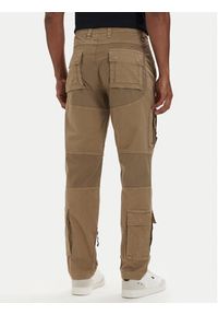Aeronautica Militare Spodnie cargo 261PA1387UCT01493 Khaki Regular Fit. Kolor: brązowy. Materiał: bawełna #3