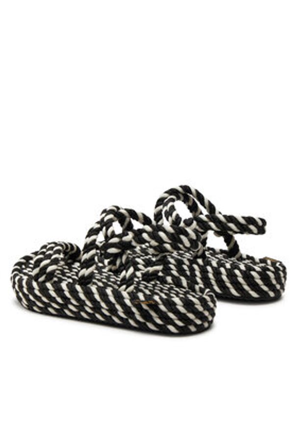 Bohonomad Sandały Bahamas Platform BAH.0120.PRS Czarny. Kolor: czarny. Materiał: syntetyk. Obcas: na platformie